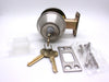 Cerrojo de seguridad de un solo cilindro de núcleo intercambiable de servicio pesado. Respaldo de 2-3/8" #DB10-1-IC-US15