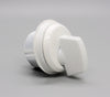Global Door Controls TH1100-ZT-WH Pulsador de zinc en blanco,