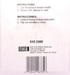 LDR Industries 510 3300 Pipe Strapping, 3/4" x 10', Silver