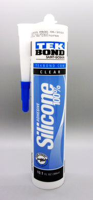 TEKBOND 10.1 Oz Clear Silicone Sealant
