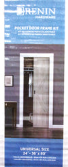 RENIN Hardware - Pocket Door Frame Kit #PD3068S4KDBB (SOLD IN STORE ONLY)