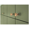 1-3/8" Diameter Matte Black Jules Cabinet Knob #132MB