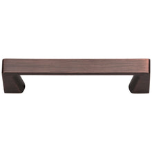 Load image into Gallery viewer, 96 mm Center-to-Center Brushed Oil Rubbed Bronze Square Boswell Cabinet Pull