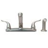 Wasserman 20156143 - Hybrid Metal Deck Faucet with Low Spout Double Handle