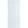 Masonite - Belleville Smooth Fiberglass 6 Panel Smooth Classic Door