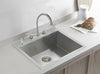 Wasserman 23073124 - Non Metallic High Spout Double Handle Washerless with Spray