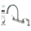 Wasserman 23073124 - Non Metallic High Spout Double Handle Washerless with Spray