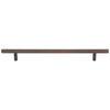 224 mm Center-to-Center Dark Brushed Bronze Naples Cabinet Bar Pull 304DBB
