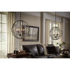 Candelabro de 6 luces Montavello mediano de Kichler - 43097PN