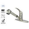 Wasserman 61186143 - Grifo extraíble de cubierta de metal híbrido con una sola manija