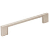 128 mm Center-to-Center Satin Nickel Square Sutton Cabinet Bar Pull #635-128SN