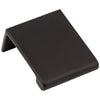 1-1/4" Overall Length Matte Black Edgefield Cabinet Tab Pull