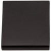 1-1/4" Overall Length Matte Black Edgefield Cabinet Tab Pull