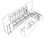 Georgette Diaz / Gabinetes de cocina NorthPoint / Catalina Polar White (solo gabinetes)