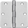 3-1/2" x 1/4" Radius Satin Nickel Door Hinge #HG35I1415