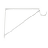 BHP 705W Fixed Light Duty Closet Rod Bracket with Shelf Support