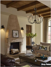 Progress Lighting - Whisp Collection 6-Light Graphite Farmhouse Chandelier Light #P400030-143 (SOLD IN STORE ONLY)