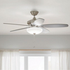 Kichler Lighting - 330161BSS - Renew Select - 5 Blade Ceiling Fan with Light Kit In Modern Style-17.5 Inches Tall and 52 Inches Wide