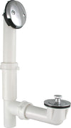 LDR Industries 018 0011 desagüe de desagüe y desbordamiento de baño de elevación y giro, 1 1/2 pulgadas, cromado