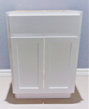 Load image into Gallery viewer, 24" POLAR WHITE VANITY SINK BASE, 2 DOORS, 1 FALSE FRONT (For Sale In Store Only)