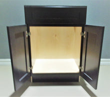 Load image into Gallery viewer, 24" SLATE FINISH VANITY SINK BASE, 2 DOORS, 1 FALSE FRONT (For Sale In Store Only"