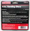 Craftsman 6 INCH SANDING DISCS assorted grits (extra fine, fine, medium) NEW! #928973