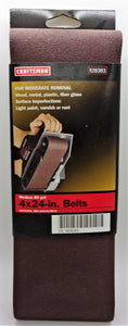 Craftsman 4"x24" Sanding Belt, medium 80 grit #928383