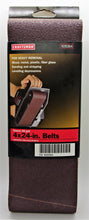 Load image into Gallery viewer, Craftsman 4&quot;x24&quot; Sanding belt, Coarse 50 grit, #928384