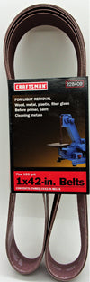 Craftsman 3-Pack 1"x42" Sanding Belt 120 Grit #928409