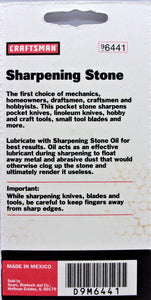 Craftsman 3 x 7/8 x 3/8" Medium Grit Sharpening Stone #96441