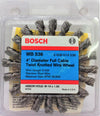 Bosch WB 536 Rueda de alambre anudado trenzado de cable completo de acero inoxidable de 4" M-10 x 1.50 EE. UU.
