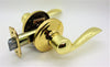 Kwikset 200TNL 3 RCAL RCS RLVR Tustin Palanca de puerta de salón/armario de latón pulido #92001-251
