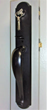 Load image into Gallery viewer, HAUN Iron Door Handleset HH8668-BA Single Cylinder, Matte Black Finish