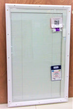 Load image into Gallery viewer, 22-in x 36-in Clear Front Half Door Glass Inserts With Mini Blinds Between Glass ("For Sale In Store Only")