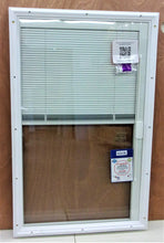 Load image into Gallery viewer, 22-in x 36-in Clear Front Half Door Glass Inserts With Mini Blinds Between Glass ("For Sale In Store Only")