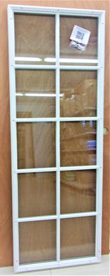 22-in x 64-in Clear Front Full Door Glass Inserts With Grid Over Glass 10 - Lite(