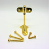 PHG - 3" Hand Rail Bracket US3 Polished Brass Finish