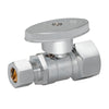 Eastman 1/4-Turn Stop Valve – 1/2 in. FIP x 3/8 in. OD Comp, #10755LF
