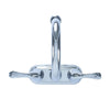 Wasserman 14156063 - Hybrid Metal Deck Faucet Double Handle High Arc, Pop-up