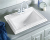 Wasserman 14167063 - LED Hybrid Metal Deck Faucet, Double Handle, Washerless