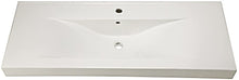 Cargar imagen en el visor de la galería, DECOLAV 1466-CWH Fregadero de recipiente semiempotrado rectangular con vista a la ciudad, blanco (solo para la venta en la tienda)