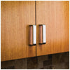 3" Center-to-Center Polished Chrome Square Asher Cabinet Pull #193-3PC