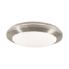 Luz de montaje empotrado Eurofase Lucid de 17,75 pulgadas W, níquel satinado 19591-018
