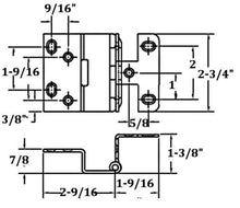 Load image into Gallery viewer, Liberty - 270 Degree Hinge - Zinc Plated Finish #H08851-ZP-A