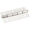 Bisagra de tope simple medio estampado de níquel brillante de 2-1/2" x 1-1/2" #33527BN