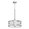 Edenbroo 3 Light Pendant Brushed Nickel #34720