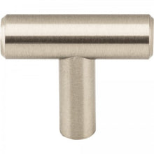 Load image into Gallery viewer, 1-9/16&quot; OVERALL LENGTH SATIN NICKEL NAPLES CABINET &quot;T&quot; KNOB #40SN