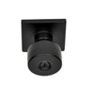 BHP - Union Square Modern Flat Keyed Entry Door Knob Exterior Handle Lock with Square Rose in Matte Black #44544BLK