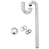 MASTER PLUMBER 453 0501-1/4-inch O.d. Tube Slip Joint X 20-inch Chrome Lavatory Floor Drain S Trap