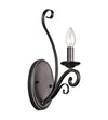 Kichler Kambry 1 soporte de pared de luz en gris ahumado 45465SMG